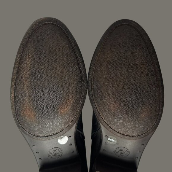 Lucky Brand Bollo Booties Ankle Boots 8M 38.5 Black Slip-on Pull-on - Picture 11 of 15